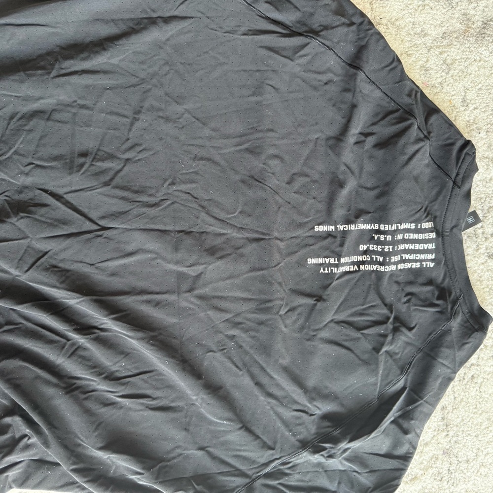 ASRV Black Short Sleeve Men's Tee - Picture 4 of 4